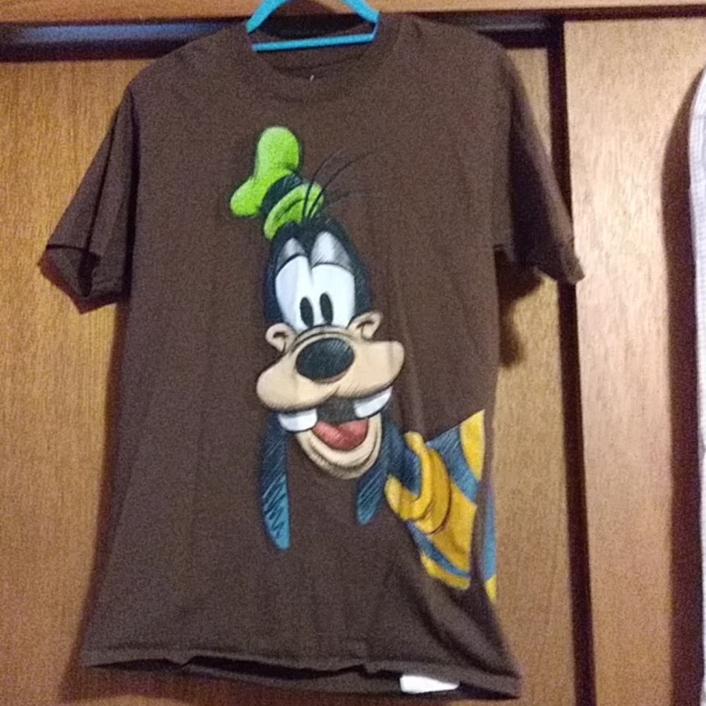 Mens Goofy front/back Disney Tee
